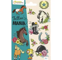 Avenue Mandarine Tattoo Set Tattoo Mania Reiten - Kategorie: Tattoo - Altersempfehlung ab: 8 Jahren