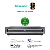 Hisense PX3 projecteur TV Projecteur à focale ultra courte 2800 ANSI lumens UHD 4K (3840x2160) Noir, Gris foncé