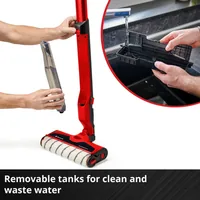 Einhell Hartbodenreiniger Cleanexxo Solo - Produkttyp: Hartbodenreiniger - Eigenschaften: Abnehmbarer Wassertank