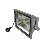 Synergy 21 LED Spot Outdoor Baustrahler 50W graues Gehäuse - warmweiß V2