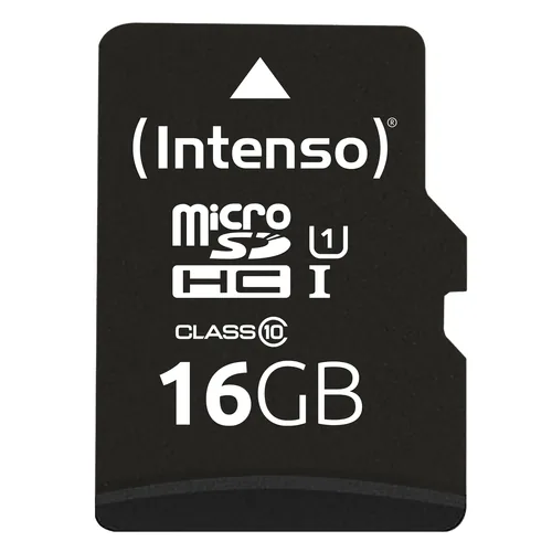 Intenso microSDHC           16GB C10 UHS-I U1 Performance Adapte