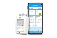FRITZ! Heizkörperthermostat FRITZ!DECT 301 - Typ: Heizkörperthermostat - Bedienungsart: Automatisiert - Fernsteuerung - Zeitplan - Systemkommunikation: Funk - Funktionen: Auswerten - App Steuerung - Bedienen - Ein- Ausschalten über Cloud - Konfiguration u