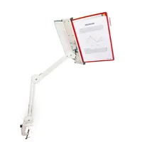 Tarifold Dokumentenhalter Schwenkarm T-Display A4/A5 - Typ: Gelenk-Arm - Medienformat: A4 - A5 - Detailfarbe: Hellgrau