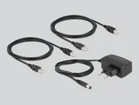 Delock USB-Switch 11494 - Anzahl Eingänge: 4 × - Steckertyp Seite A: USB-B Buchse - Anzahl Ausgänge: 4 × - Steckertyp Seite B: USB-A Buchse - Material: Kunststoff - Bedienungsart: Tasten