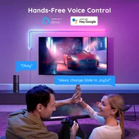 Govee Wandleuchte Glide, 6+1, 1.8 m, RGBIC - Smart Home: Kompatibel - Dimmbar: dimmbar - Anwendungsbereich: Indoor - Betriebsart: Netzbetrieb - Zusätzliche Ausstattung: Keine - Lampensockel: LED fest verbaut