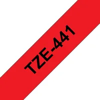 BROTHER P-Touch TZE-441 black on red 18mm