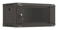 LANBERG 19"" 4U 540x350 Wandgehäuse Glastür FlatPack sw