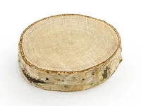Partydeco Tischkarte Holzscheibe Ø 4.5-6.5 cm H: 1 cm, 20 Stück, Braun - Papierformat: Kein - Motiv: Hochzeit - Verpackungseinheit: 20 Stück - Detailfarbe: Braun - Inkl. Couvert: Nein