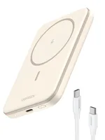 UGREEN Magnetic Power Bank 5000mAh 25207 15W, Wireless, Beige