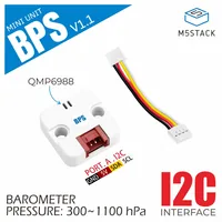 M5Stack Luftdruck Sensor Barometric Pressure 2 Unit - Zubehörtyp: Sensor - Set: Nein - Sensortyp: Luftdruck Sensor