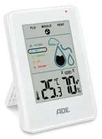 ADE WS2310-1 hygrometer/psychrometer Indoor Electronic hygrometer White