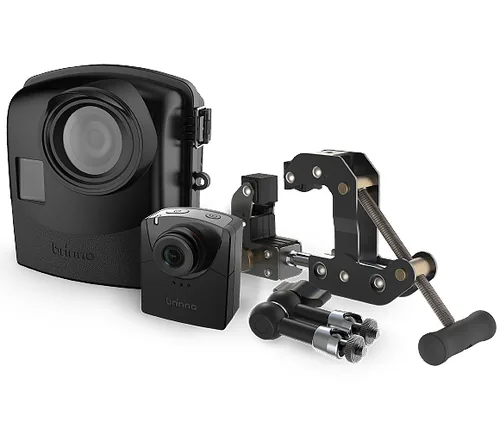 Brinno Zeitrafferkamera BCC2000 Schwarz - Widerstandsfähigkeit: Witterungsbeständig - Spritzwasserdicht - Speicherkartentyp: microSDXC - microSDHC - microSD - Stromversorgung: USB - Batteriebetrieb - Maximale Speichererweiterung: 32 GB - Tiefe: 116 mm - B