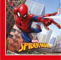 Amscan Papierservietten Marvel Spiderman 20 Stück - Material: Papier - Grösse: 33 cm x 33 cm - Eigenschaften: Keine Eigenschaft - Anzahl Lagen: 2 - Motiv: Spiderman - Produkttyp: Papierservietten