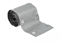 DELOCK KSH Knopfverschluss hitzebeständig 2mx20mm greyblack