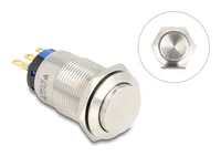 DeLOCK 20985 push-button panel Silver