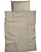 Nobilium Duvetbezug Oni 160 x 210 cm, Taupe - Eigenschaften: Keine Eigenschaft - Zertifikate: Keine Zertifizierung - Grösse: 160 x 210 cm - Motiv: Ohne Motiv - Detailfarbe: Taupe - Verschlusstyp: Reissverschluss