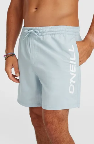 O'NEILL LOGO 16 SWIMSHORTS Gr. XS, Hellblau - Grösse: XS - Grössensystem: EU - Detailfarbe: Hellblau - Material: Polyester - Zielgruppe: Herren - Altersgruppe: Erwachsene