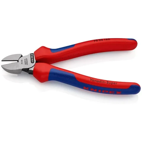 KNIPEX Seitenschneider schwarz atramentiert poliert 160 mm