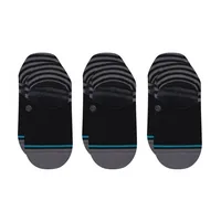 STANCE Socken Sensible Two Schwarz 3er-Pack - Farbe: Schwarz - Detailfarbe: Dunkelgrau - Sockenhöhe: Sneaker - Grösse: 38 - 42