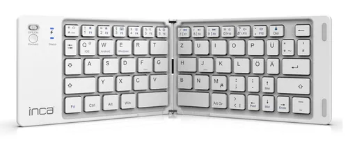 Inca IBK-580BT keyboard Home/Office USB + Bluetooth QWERTY White