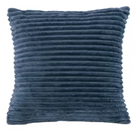 Tiseco Kissen Ribble 45 x 45 cm, Blau - Breite: 45 cm - Detailfarbe: Blau - Nachhaltigkeit: Nicht angegeben - Bezug abnehmbar: Nein - Mit Bezug: Ja - Produkttyp: Kissen mit Füllung