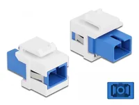 DeLOCK Keystone Module SC Simplex female to SC Simplex female blue / white