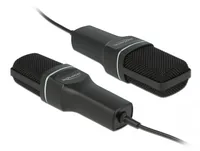 Delock Kondensatormikrofon USB für Gaming & Podcasting - Typ: Einzelmikrofon - Bauweise: Desktop - Anwendungsbereich: Video - Gesang & Sprache - Stereoaufnahme - Voice-Chat / Gaming - Wandlerprinzip: Kondensator - Richtcharakteristik: Keine - Umschaltbare
