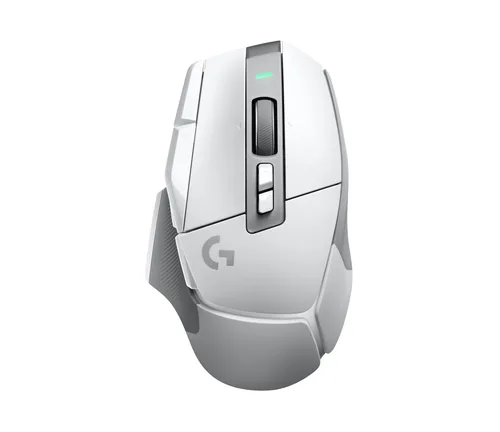 Logitech Gaming-Maus G502 X Lightspeed Weiss - Maus Features: Programmierbare DPI-Einstellung - Daumentaste - Programmierbare Tasten - Scrollrad - Integrierter Speicher - Bedienungsseite: Rechtshänder - Detailfarbe: Weiss - Gewicht: 102 g - Verbindungsart