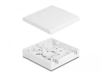 DeLOCK Optical Fiber Connection Box for wall mounting for 2 x SC Simplex or LC Duplex white
