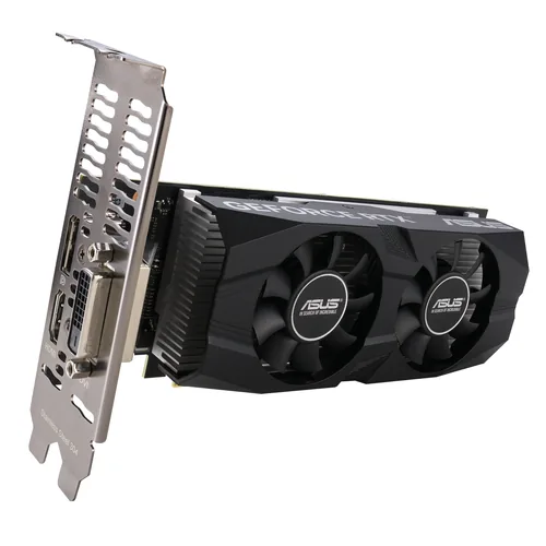 ASUS GeForce RTX 3050 LP BRK OC Edition - Grafikkategorie: Gaming (Mid-Range) - Grafikfamilie: Nvidia GeForce RTX - Grafikkarte Modell: Nvidia GeForce RTX 3050 - Grafikspeicher Grösse: 6 GB - Schnittstelle Grafikkarte: PCI Express 4.0 - Kühlungstyp: Aktiv