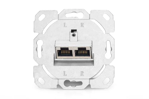 DIGITUS CAT 6 WALL OUTLET CLASS E FINERY 5 PACK IN