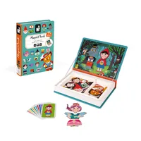 Janod Beschäftigungsspielzeug Magnetbuch Märchen - Altersempfehlung ab: 3 Jahren - Material: Pappe - Eigenschaften: Keine Eigenschaft - Zertifikate: FSC - Detailfarbe: Türkis