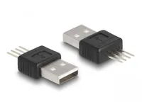 DELOCK Adapter USB 2.0 Type-A Stecker zu 4 Pin