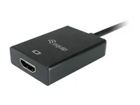 Equip Adapter HD15->HDMI-A3.5mmUSB-A StBu Audio schwarz