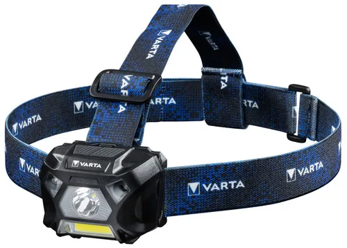 Varta WORK FLEX MOTION SENSOR H20 Schwarz, Blau Stirnband-Taschenlampe LED
