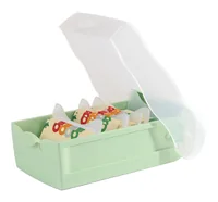 HAN Karteibox Croco A8 998-805 pastellgrün 9.7x6.7x19.1cm
