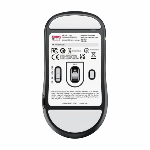 Cherry Gaming-Maus XTRFY M68 Pro Schwarz - Maus Features: Programmierbare DPI-Einstellung - Umschaltbare DPI-Auflösung - Seitliche Zusatztasten - Scrollrad - Bedienungsseite: Rechtshänder - Detailfarbe: Schwarz - Gewicht: 55 g - Verbindungsart: Kabellos -