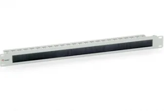 Equip 19 Bürstenblende Premium 1U RAL7035
