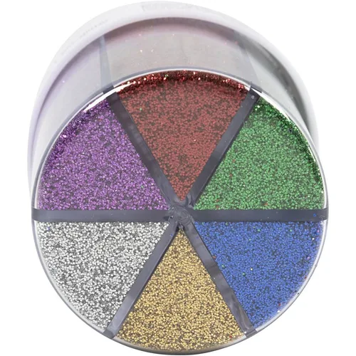 Creativ Company Glitzerset 6 x 28 ml - Detailfarbe: Mehrfarbig - Set: Ja