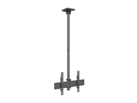 Multibrackets Deckenhalterung MBC1U Professional - Detailfarbe: Schwarz - Eigenschaften: 2-Sektionen - Deckenmontage - Modular erweiterbar - Neigbar - Maximale Bildschirmgrösse: 75  - Maximale Tragkraft: 50 kg