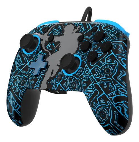 PDP Rematch Wired Controller 500-134-SKSG NSW,Shoot,Glow in the Dark