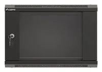 LANBERG 19"" 6U 540x350 Wandgehäuse Glastür FlatPack sw