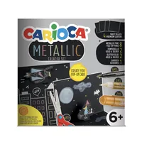 Carioca Fineliner Metallic Creator Set Mehrfarbig, 24er Set - Strichstärke: Keine Angabe - Set: Ja - Verpackungseinheit: 24 Stück - Eigenschaft-Stift: Metallic - Anwender: Kinder - Fasermaler & Fineliner Art: Fineliner