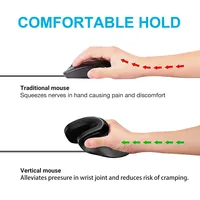 Equip Ergonomische Maus USB-A-C Stker 1.80m Rechts schwarz