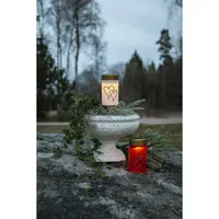 Star Trading Solar Kerze Hearty Warmweiss, 1 LED - Betriebsart: Solarbetrieb - Aussenanwendung: Ja - Höhe: 12 cm - Timerfunktion: Keine Angaben - Set: Keine Angaben - Leuchtenfarbe: Weiss