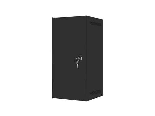 LANBERG 10 WALL-MOUNTED RACK CABINET 12U (280X310, BLACK)