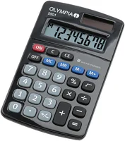 Olympia 2501 calculator Desktop Basic Black, Blue, Grey