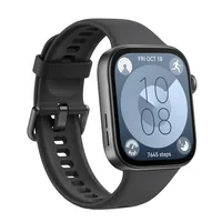 Huawei WATCH Fit 3 4.62 cm (1.82) AMOLED 43.2 mm Digital 408 x 480 pixels Touchscreen Black Wi-Fi GPS (satellite)