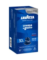 Lavazza Kaffeekapseln Crema e Gusto Classico 30 Stück - Entkoffeiniert: Nein - Produktionsland: Deutschland - Packungsgrösse: 30 Stück - Geschmacksrichtung: Keine - Getränkeart: Café Crème - Espresso - Kaffeeart: Nespresso Kapseln
