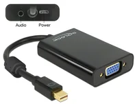 Delock Adapter Mini-DisplayPort - VGA - Kabeltyp: Adapterkabel - Videoanschluss Seite A: Mini-DisplayPort - Videoanschluss Seite B: VGA